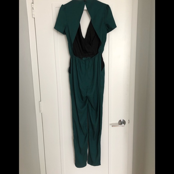 Emerald green jump suit by 6 Shore Road size XS - Picture 2 of 5